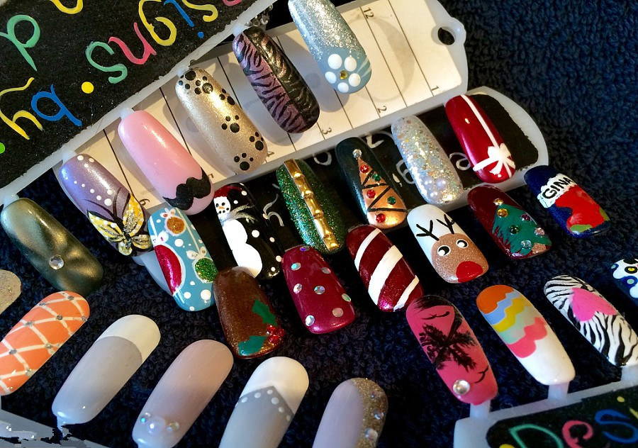 超可愛(ài)的手繪美甲！