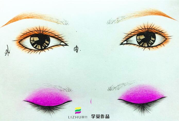 如何在紙上畫眼影？廣西專業(yè)化妝學(xué)校教你