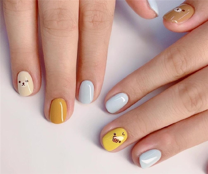 奶游系美甲，南寧美甲學(xué)校教你畫(huà)