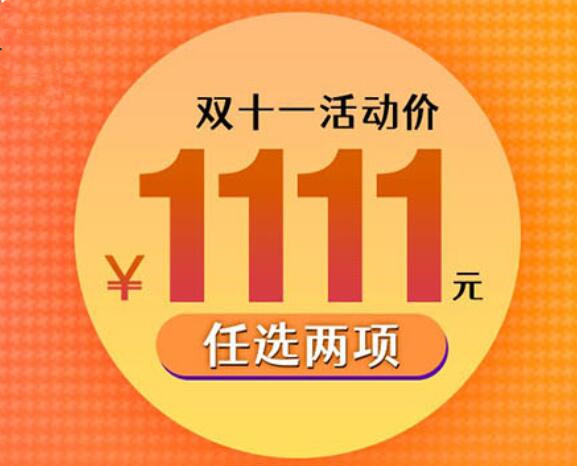 僅需1111元，兩門黃金課程任你選