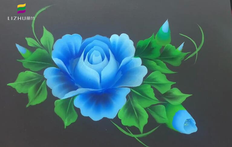 排筆彩繪美甲 ，南寧美甲學(xué)校學(xué)員作品