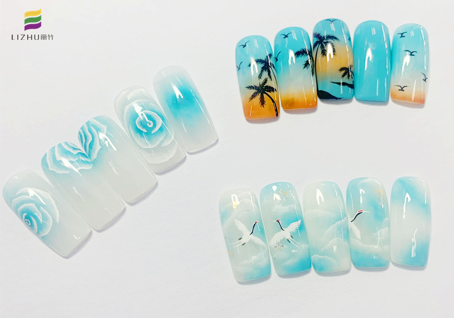 網(wǎng)紅美甲火爆款，麗竹美甲學(xué)校學(xué)員作品