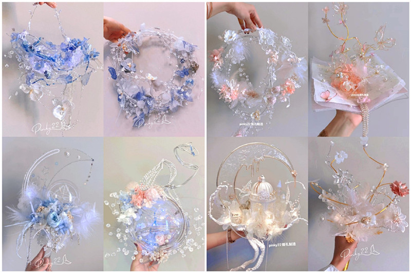 仙女新娘手捧花，南寧插花花藝培訓(xùn)邀你共賞