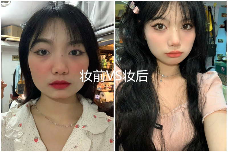 方形臉妝容教程，廣西美妝培訓學校一對一指導