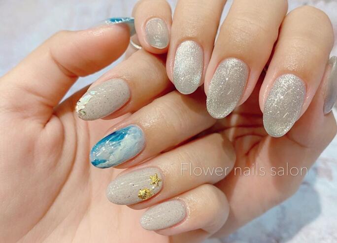 分享晶石貓眼美甲圖片，告訴你廣西學美甲哪家時尚