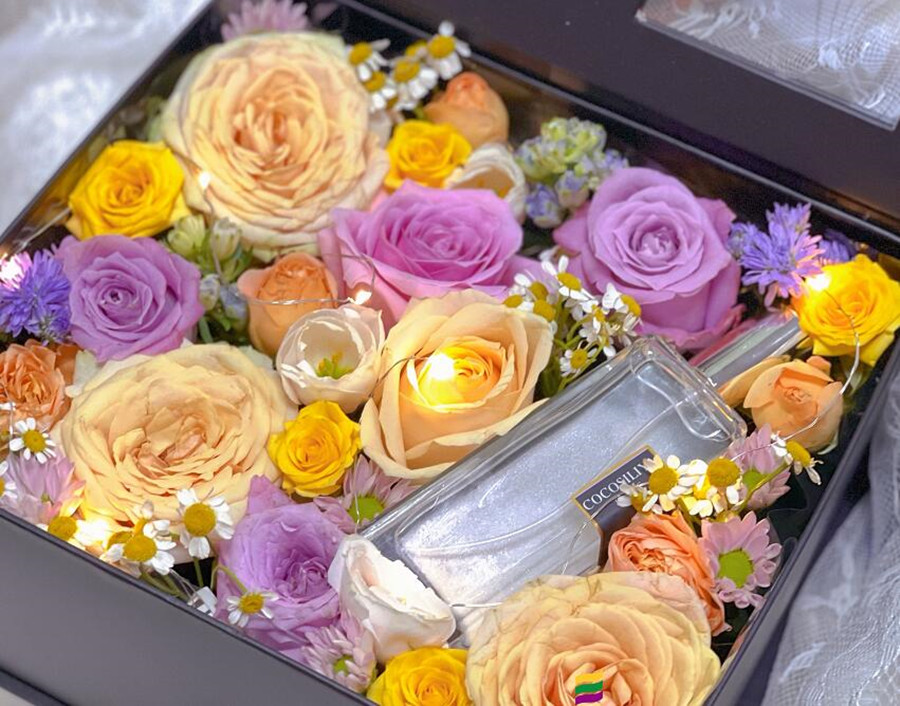 韓式花盒的特點(diǎn)，廣西花藝培訓(xùn)班詳細(xì)講解