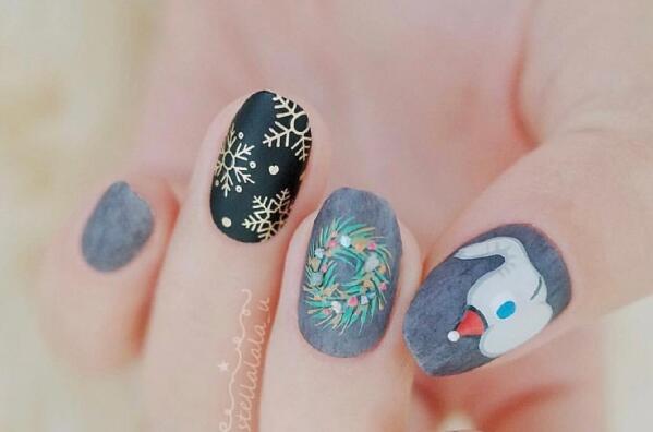 卡通美甲圖片，南寧網(wǎng)紅美甲培訓班分享