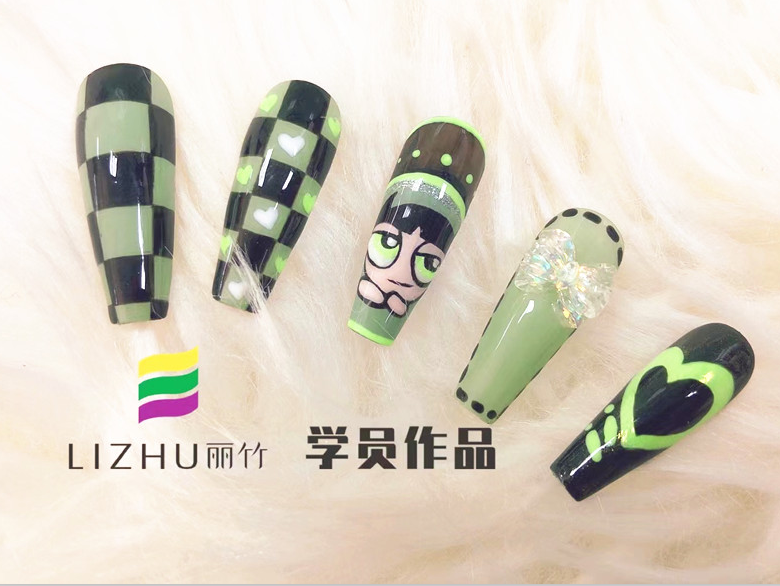 學美甲需要多長時間？看看麗竹美甲學校學員作品就知道了