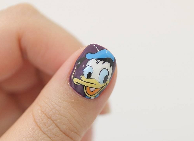 卡通手繪美甲教程，?南寧美甲速成班教你