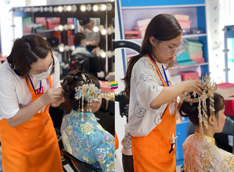 南寧化妝學(xué)校新娘妝：如何挑選頭飾？