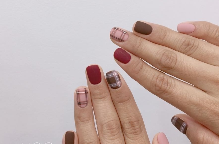 格紋美甲，廣西美甲培訓排行前三推薦