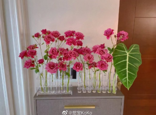 試管花瓶插花，廣西南寧花藝師培訓(xùn)學(xué)校分享浪漫