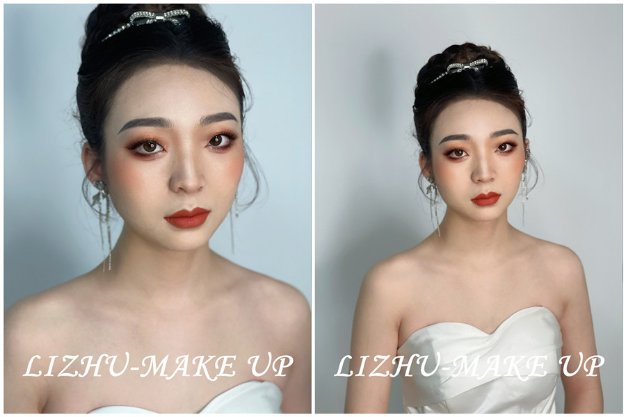 復(fù)古風(fēng)尚新娘造型，告訴你南寧彩妝職業(yè)技術(shù)哪家好