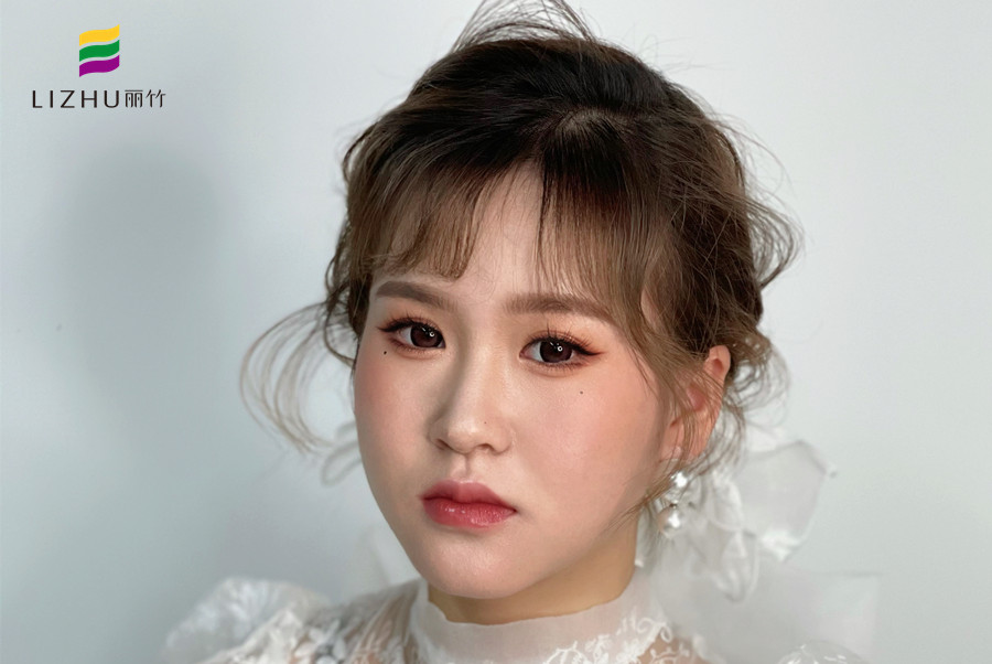 抽絲新娘造型，廣西美妝專業(yè)造型學校學員作品