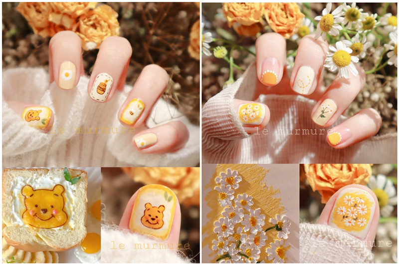 春天繁花美甲，南寧美甲造型款式學校推薦