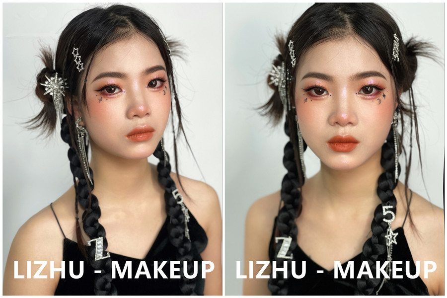 y2k寫真造型，南寧彩妝寫真造型培訓(xùn)班作品