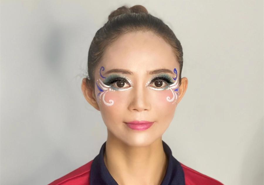 創(chuàng)意舞臺(tái)眼妝特點(diǎn)，廣西省彩妝造型學(xué)校分享