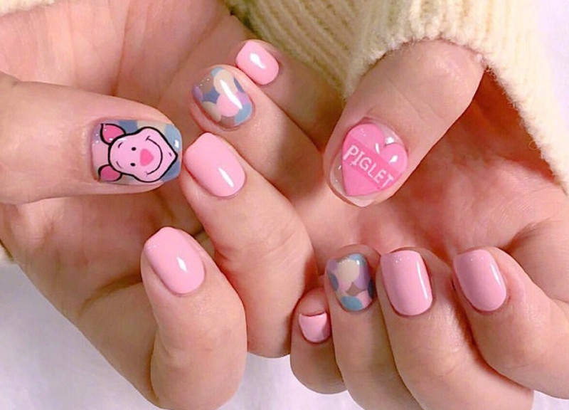 彩繪卡通美甲，南寧美甲培訓機構(gòu)分享
