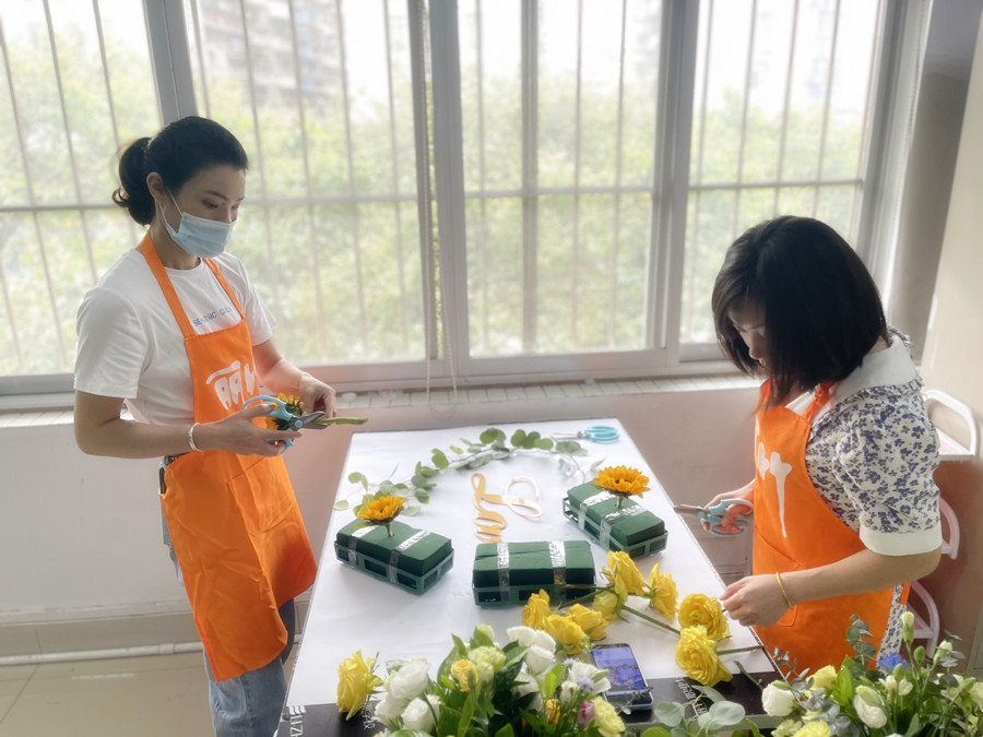 韓式花束設計風格，南寧網紅花藝培訓班講解