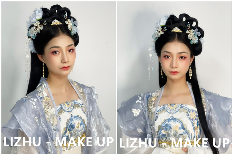 古代漢服造型，?南寧彩妝寫真培訓(xùn)作品