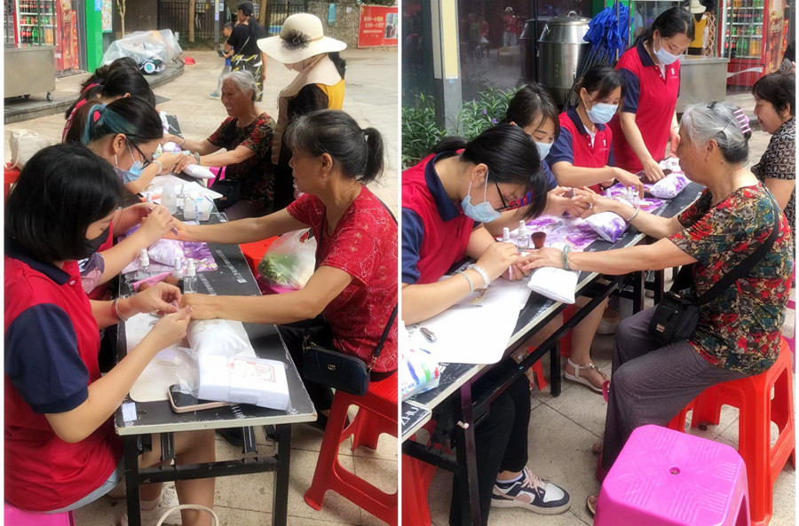 學以致用！南寧美甲學校社會實踐教學