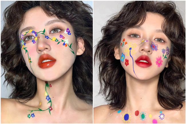 多巴胺彩色妝容，廣西化妝美妝造型學校整理