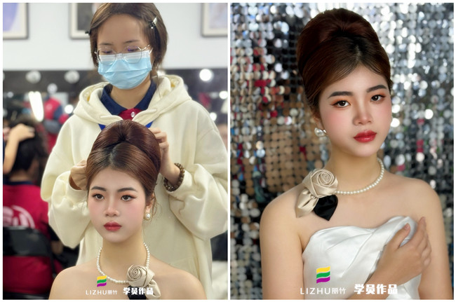 復(fù)古新娘造型，零基礎(chǔ)學(xué)彩妝造型作品 