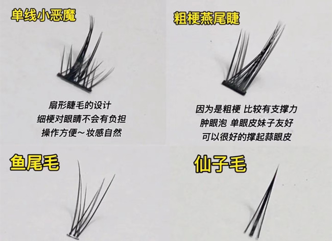 假睫毛科普知識(shí)，廣西化妝基礎(chǔ)