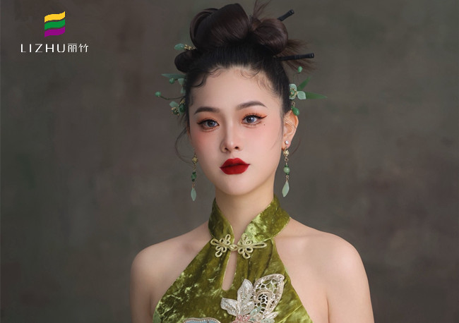新中式造型，廣西學化妝形象（麗竹化妝培訓）作品