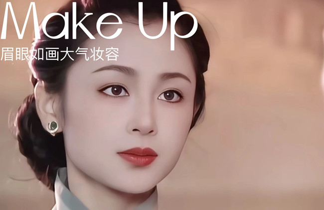 民國大女主妝容教程，南寧化妝專業(yè)培訓(xùn)