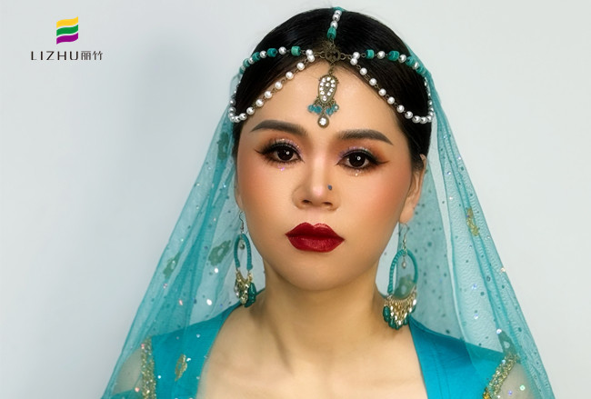 印度造型，廣西化妝學(xué)校品牌作品推薦