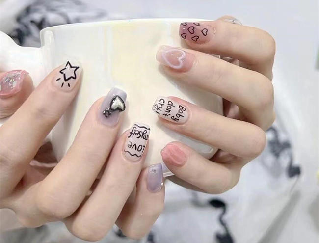 短小童趣美甲，南寧美甲培訓(xùn)短期作品