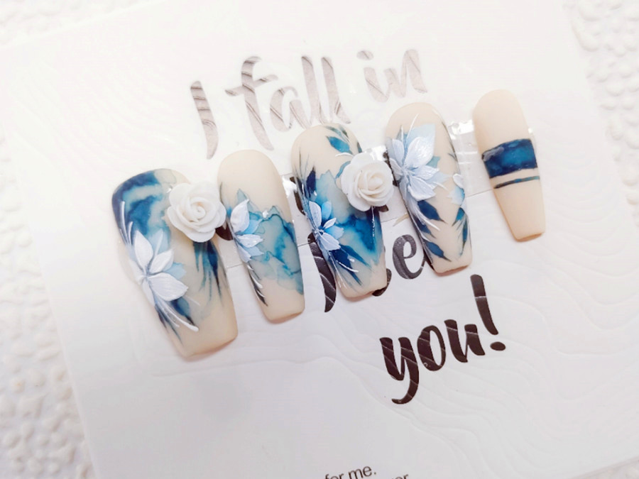 國(guó)風(fēng)雕花美，南寧美甲培訓(xùn)排名推薦