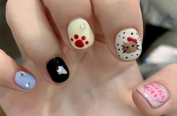 糖果色短甲推薦，廣西美甲進修培訓