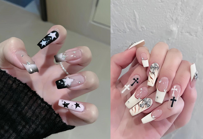 甜辣風(fēng)夏日美甲，廣西美甲款式造型學(xué)校推薦