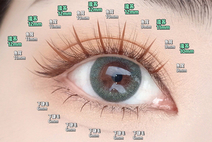 美睫單簇睫毛合集，南寧美睫培訓機構推薦
