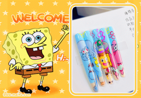 海綿寶寶美甲，南寧美甲造型職校學(xué)員作品