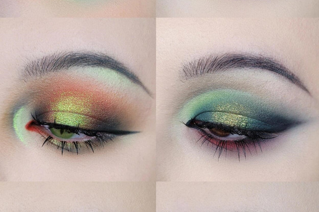 彩色煙熏截?cái)嘌蹔y，零基礎(chǔ)學(xué)眼妝