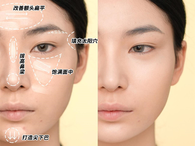 南寧美妝教學(xué)：光影化妝術(shù)教程，打造骨感臉