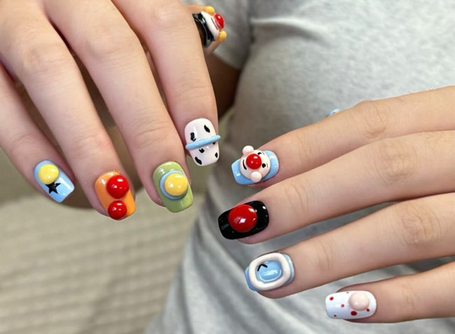 春日卡通美甲，廣西美甲造型培訓(xùn)整合
