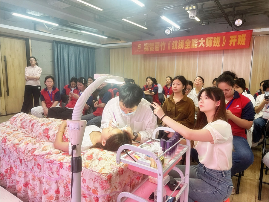 南寧紋繡培訓(xùn)開班，技術(shù)拓客技巧大放送