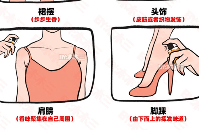 學(xué)生黨如何噴香水？廣西化妝人物造型學(xué)校分享