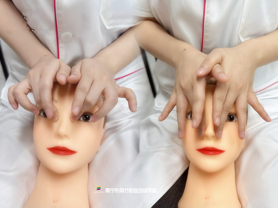 假頭模練習(xí)美容有什么好處，南寧美容培訓(xùn)學(xué)校