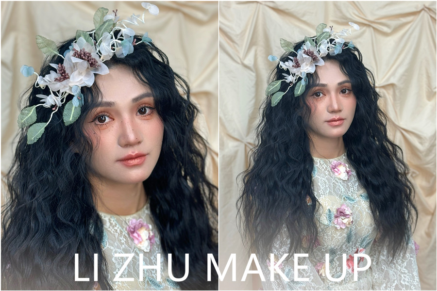 法式復古寫真，廣西化妝實操作品