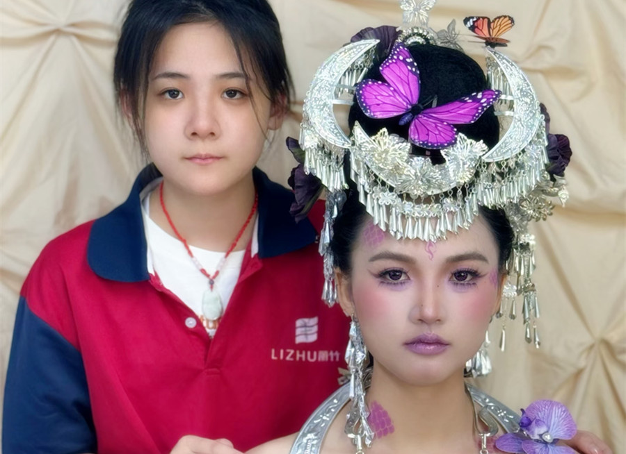 苗疆寫真造型 | 0基礎(chǔ)學化妝學員作品