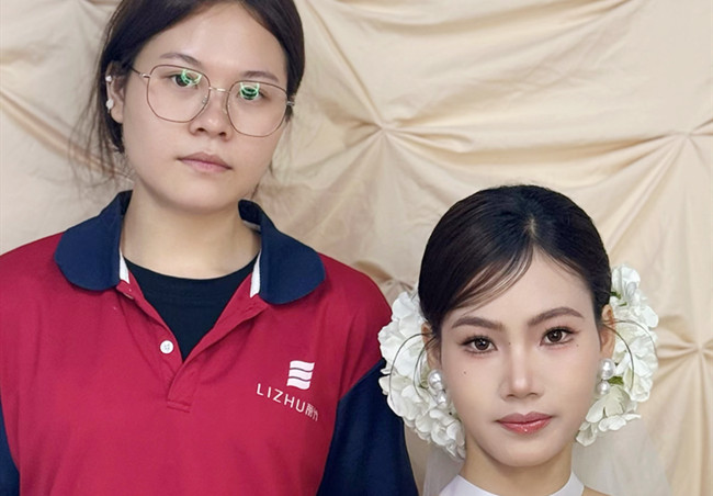 韓式新娘造型，南寧寫真彩妝實訓作品