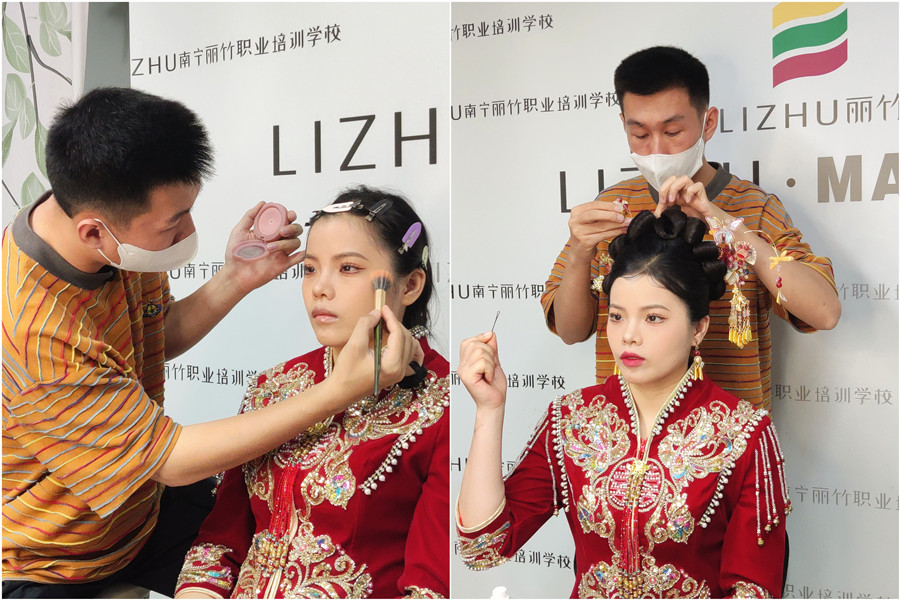 秀禾新娘造型，南寧婚禮化妝分享