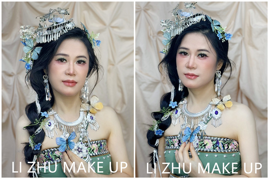 苗疆寫真造型，廣西高彩培訓(xùn)課堂作品