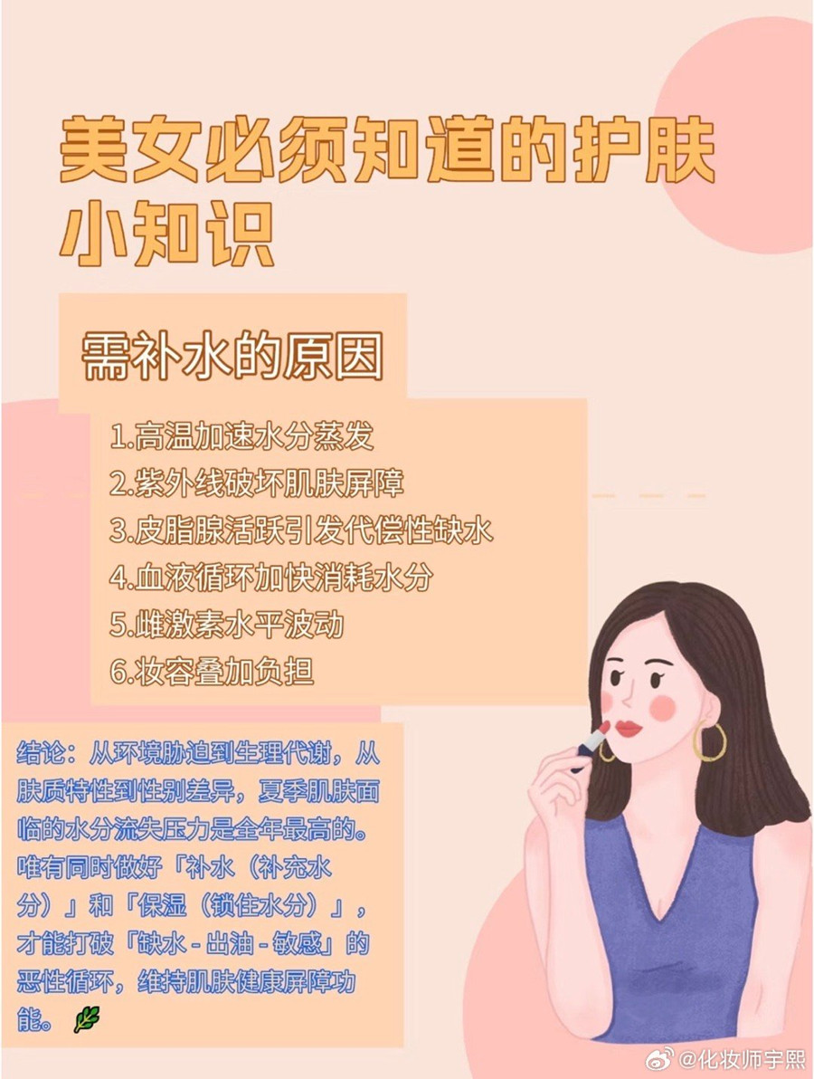 皮膚需要補(bǔ)水的原因，南寧美容師的日常