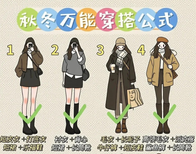 秋冬通用穿搭技巧，廣西化妝形象設(shè)計(jì)學(xué)校分享